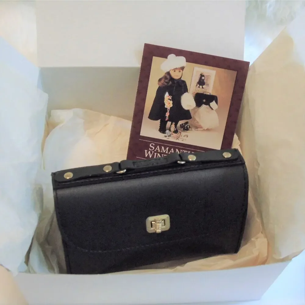 American Girl Samantha Valise Travel Bag Pleasant Company Luggage Case Pamphlet